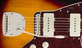 Fender designed P-90 pickups of the Squier Classic Vibe 60s Jazzmaster