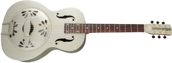 Gretsch G9201 Honey Dipper Round-Neck Brass Body Resonator Guitar - Image 5
