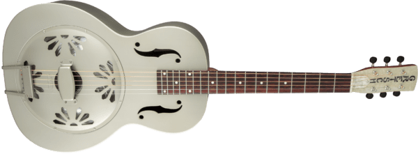 Gretsch G9201 Honey Dipper Round-Neck Brass Body Resonator Guitar - Image 4