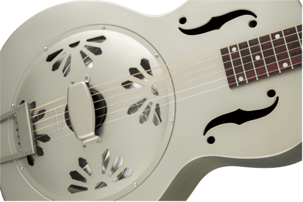 Gretsch G9201 Honey Dipper Round-Neck Brass Body Resonator Guitar - Image 6