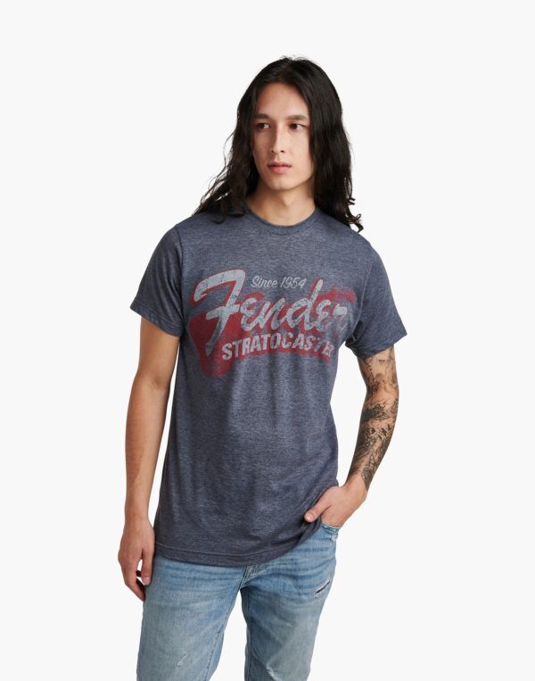 Fender Since 1954 Strat Blue-Smoke T-Shirt - Image 3