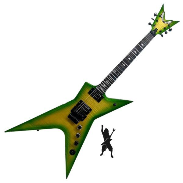 Dean Stealth Floyd FM Dime Slime electric guitar
