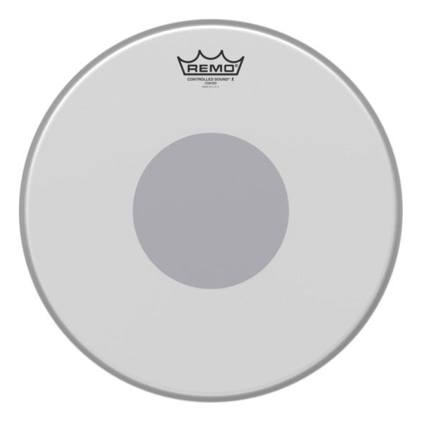 Remo Controlled Sound X Coated Black Dot Drumhead