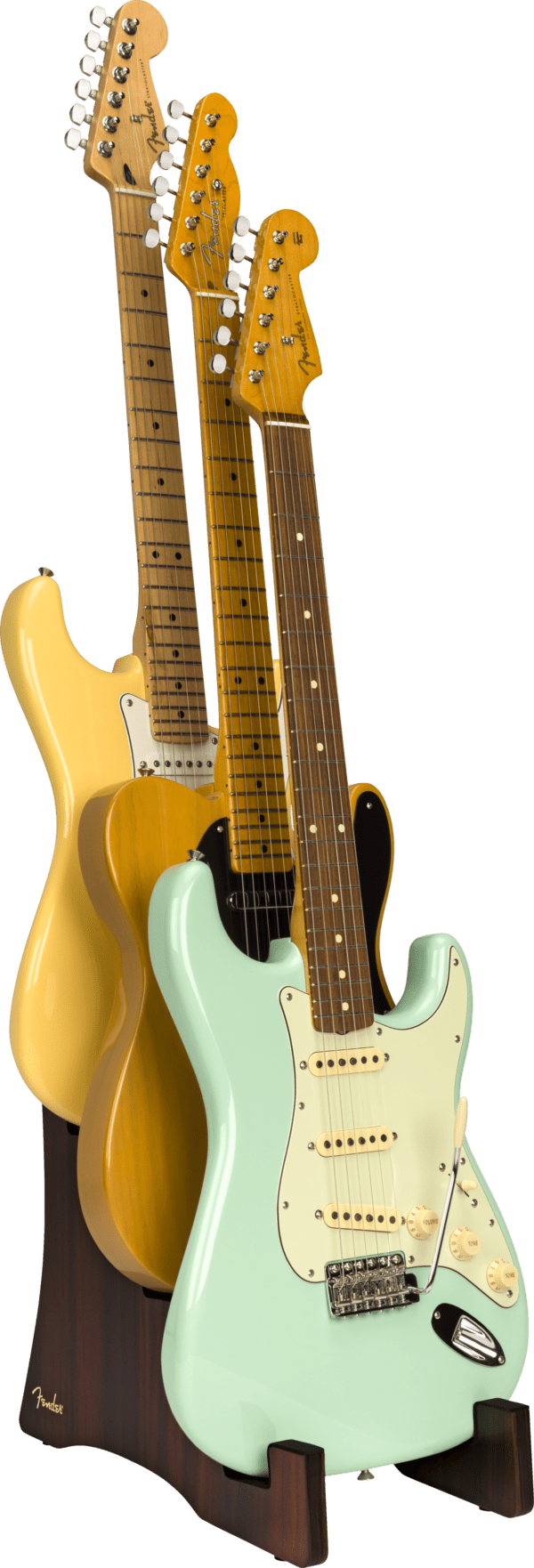 Fender Deluxe Wooden 3-Tier Guitar Stand