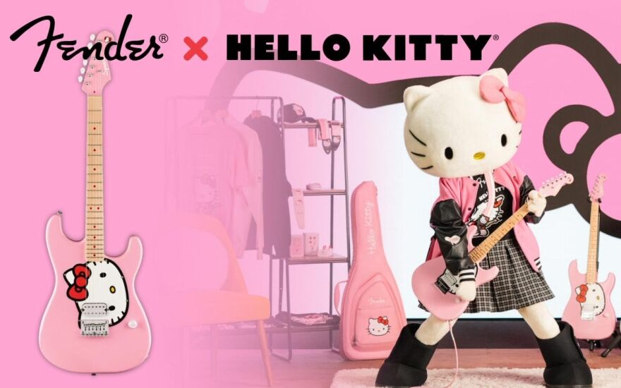 Fender x Hello Kitty Collection | Electric Guitar, Straps, Picks & Accessories at PIPERS Wollongong Music Centre