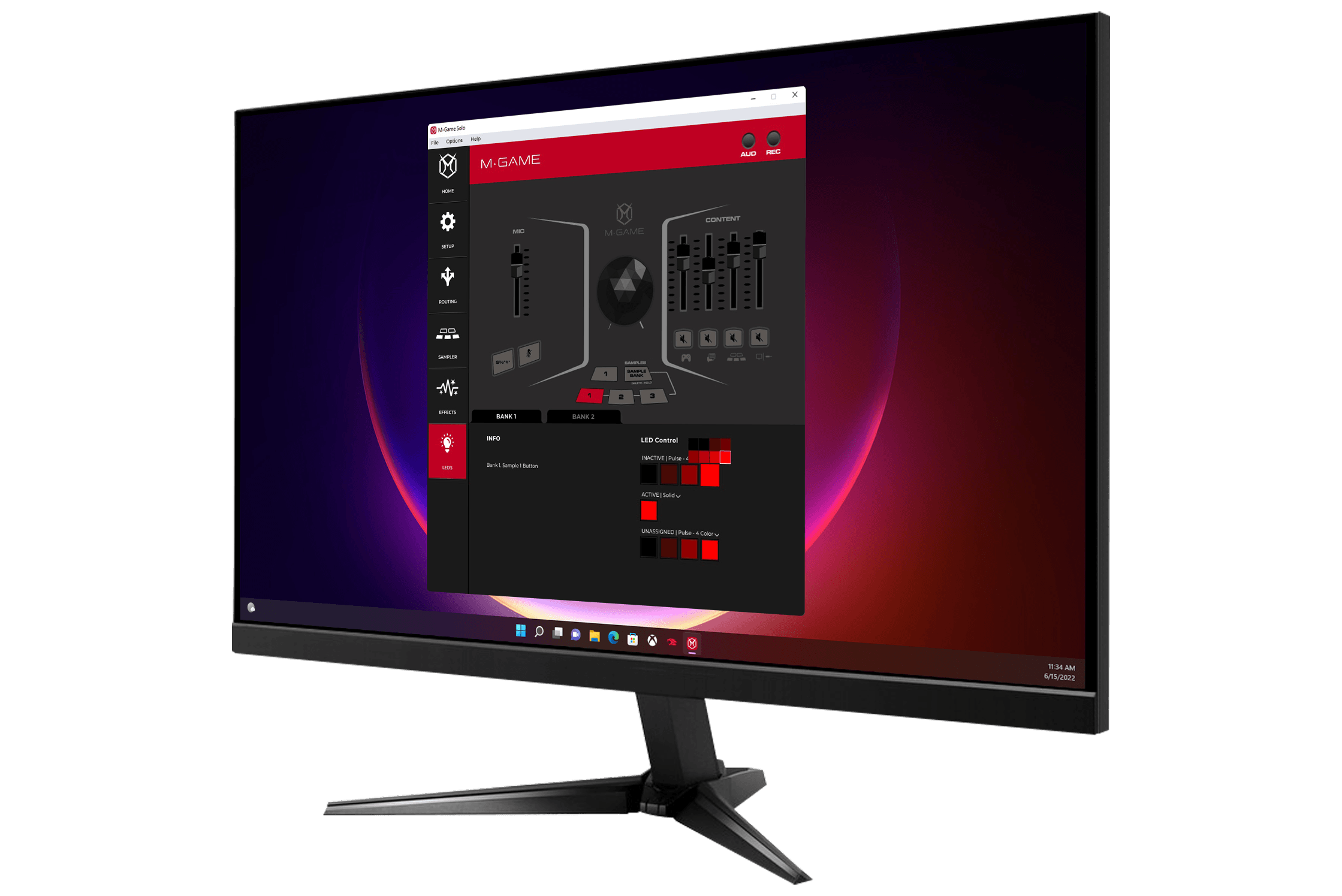 M-GAME Software Lighting Control