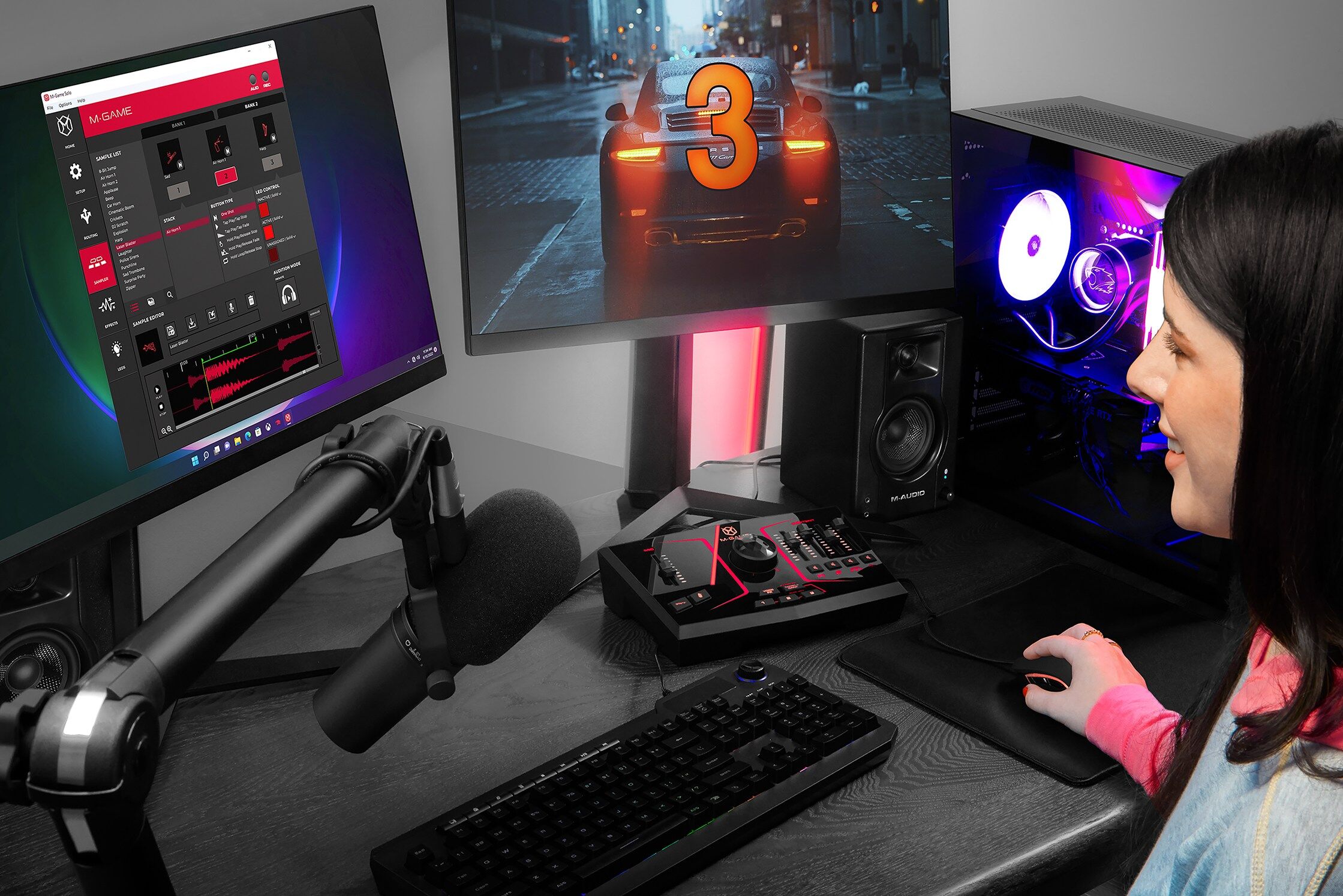 M-GAME SOLO Gaming & Streaming Interface & Mixer
