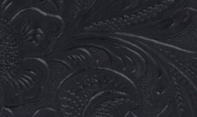 Black western tooled vinyl covering on Fender Blues Junior IV 30th Anniversary