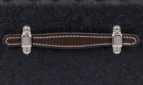 Vintage leather handle