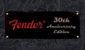 30th anniversary badge and COA