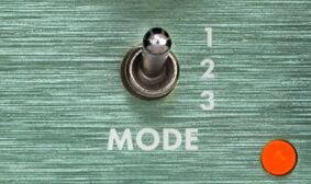 Three voice modes of the Fender Pinwheel Rotary Speaker Emulator Pedal