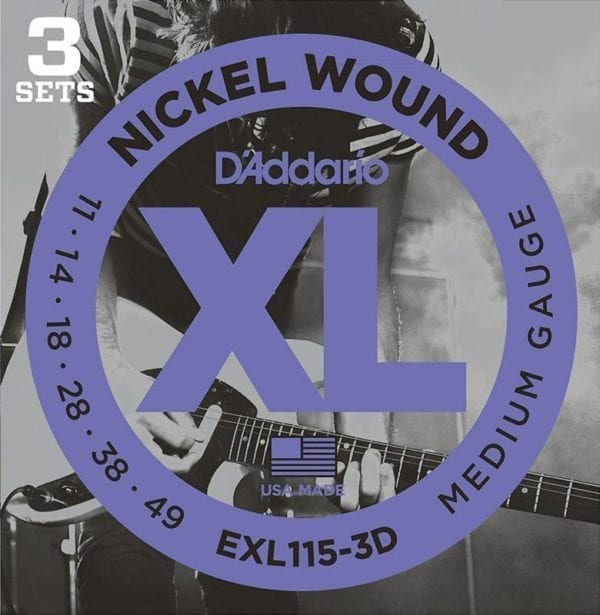 D'Addario EXL 3D Nickel Wound Electric Guitar Strings 3-Pack - Image 8