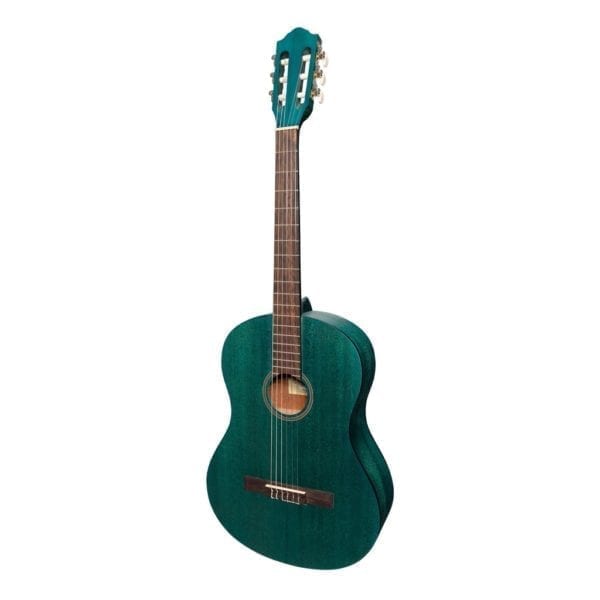 Martinez Slim Jim 4/4 Nylon String Classical Guitar with Tuner - Image 2