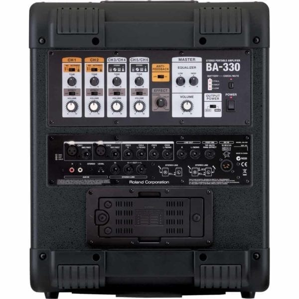 Roland BA-330 Battery Powered Portable Stereo PA - Image 2