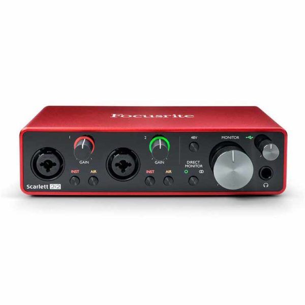 Focusrite Scarlett 2i2 (Gen 3) USB Audio Interface