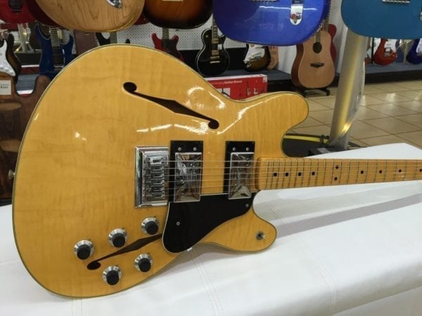 Fender Original 1976 Starcaster Natural Blonde - Image 3