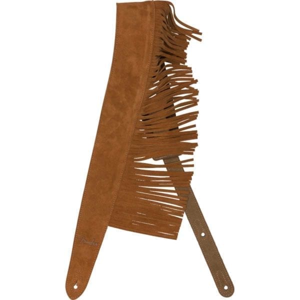 Fender Suede Fringe Strap | Brown - Image 2