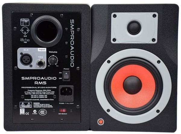 SMPRO RM5 Active Studio Monitors (PAIR) - Image 3