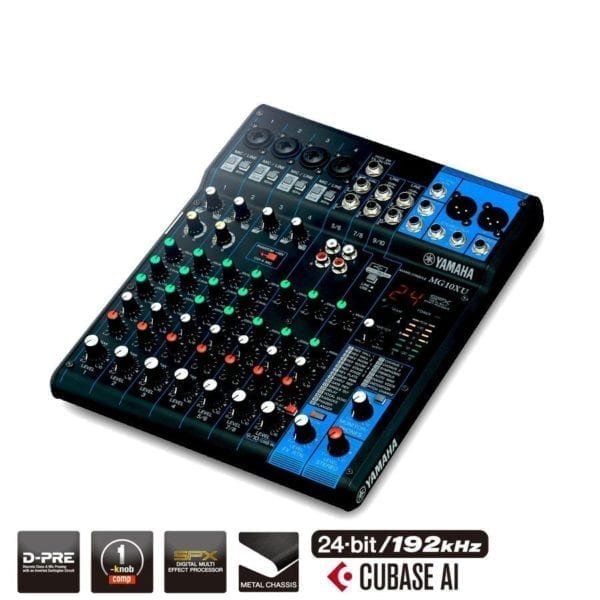 Yamaha MG10X 10 Channel Mixer with Effects - Image 2
