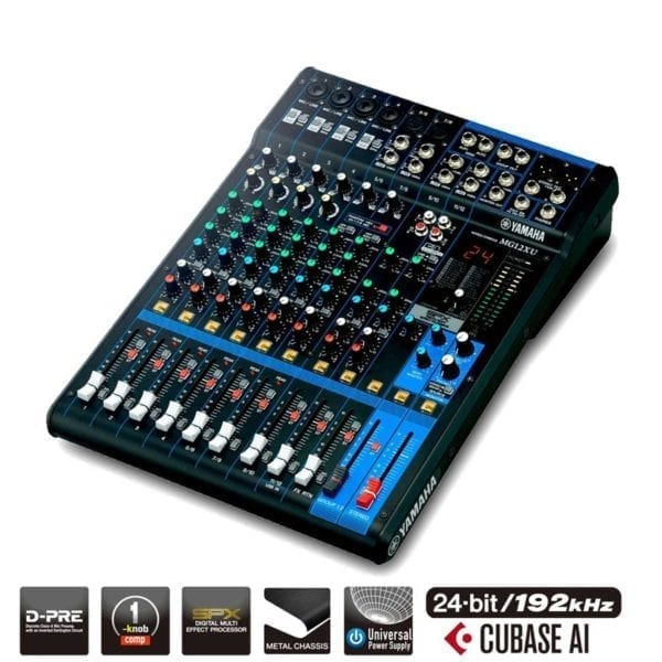 Yamaha MG12X 12 Channel Mixer with Effects - Image 2