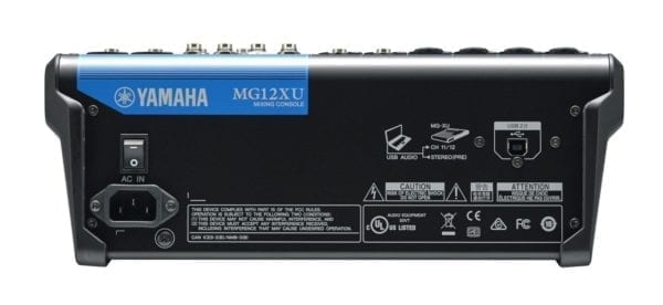 Yamaha MG12X 12 Channel Mixer with Effects - Image 3