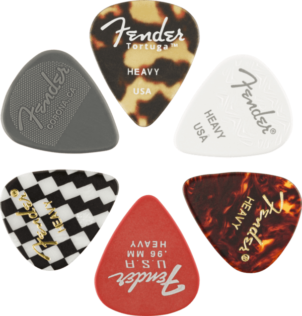 Fender 351 Material Medley Picks 6-Pack - Image 3