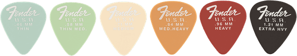 Fender 351 Dura-Tone Delrin Picks 12-Pack - Image 3