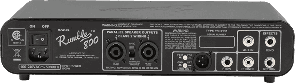 Fender Rumble 800 HD Bass Head - Image 2
