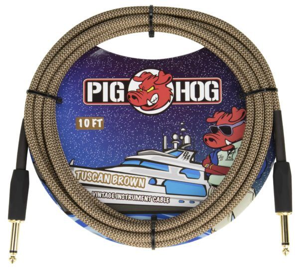 Pig Hog 10ft Vintage Woven Instrument Cables - Image 8