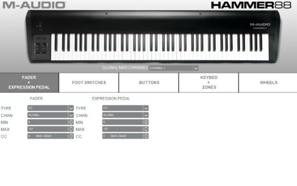M-Audio Hammer 88 Weighted Action Controller Keyboard - Image 6