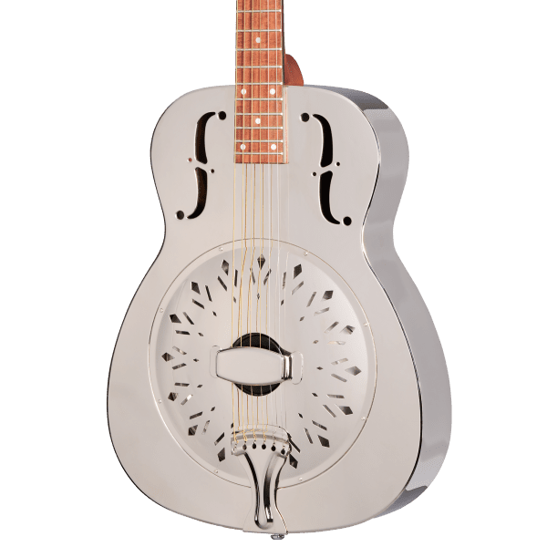 Epiphone Dobro Hound Dog Resonator Guitar Chrome Body