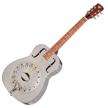 Epiphone Dobro Hound Dog Resonator Guitar Chrome Body