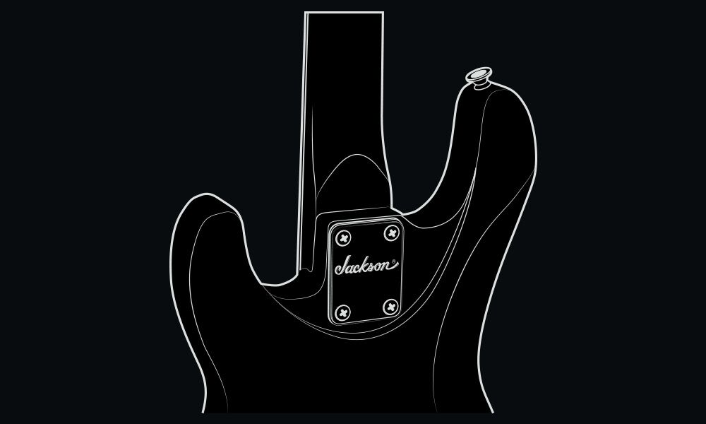 Jackson JS1X Minion Electric Guitar neck