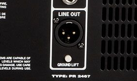 There's even an XLR DI output on the Fender Rumble 40