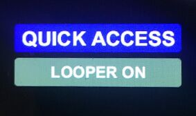 Onboard looper of the Fender Rumble Studio 40 bass amp