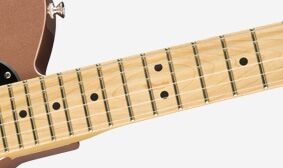 Fender American Performer Telecaster utilises jumbo frets for modern playability