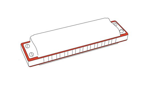 The reed plates of this harmonica are high quality