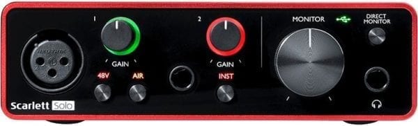 Focusrite Scarlett Solo (Gen 3) USB Audio Interface - Image 4