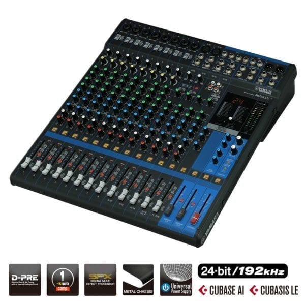 Yamaha MG16X 16 Channel Mixer with Effects - Image 2