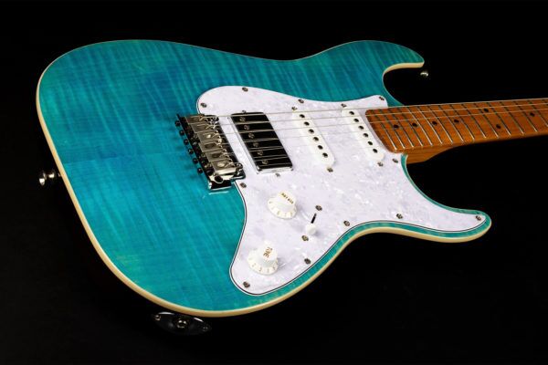 JET JS-450 Flame Top Electric Guitar - Image 5