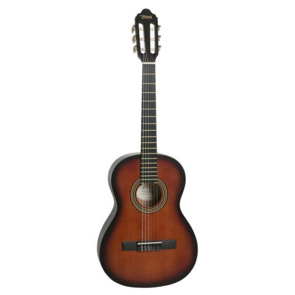 Valencia VC203H Slim Neck 3/4 Classical Guitar Sunburst
