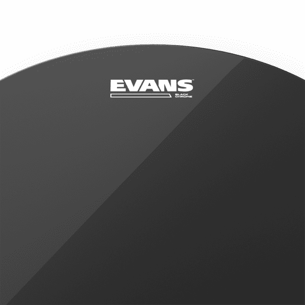 Evans Black Chrome Drumhead