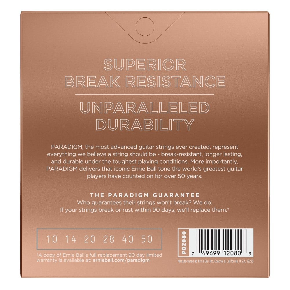 Ernie Ball PARADIGM Phosphor Bronze Unbreakable Acoustic Guitar Strings - Image 2