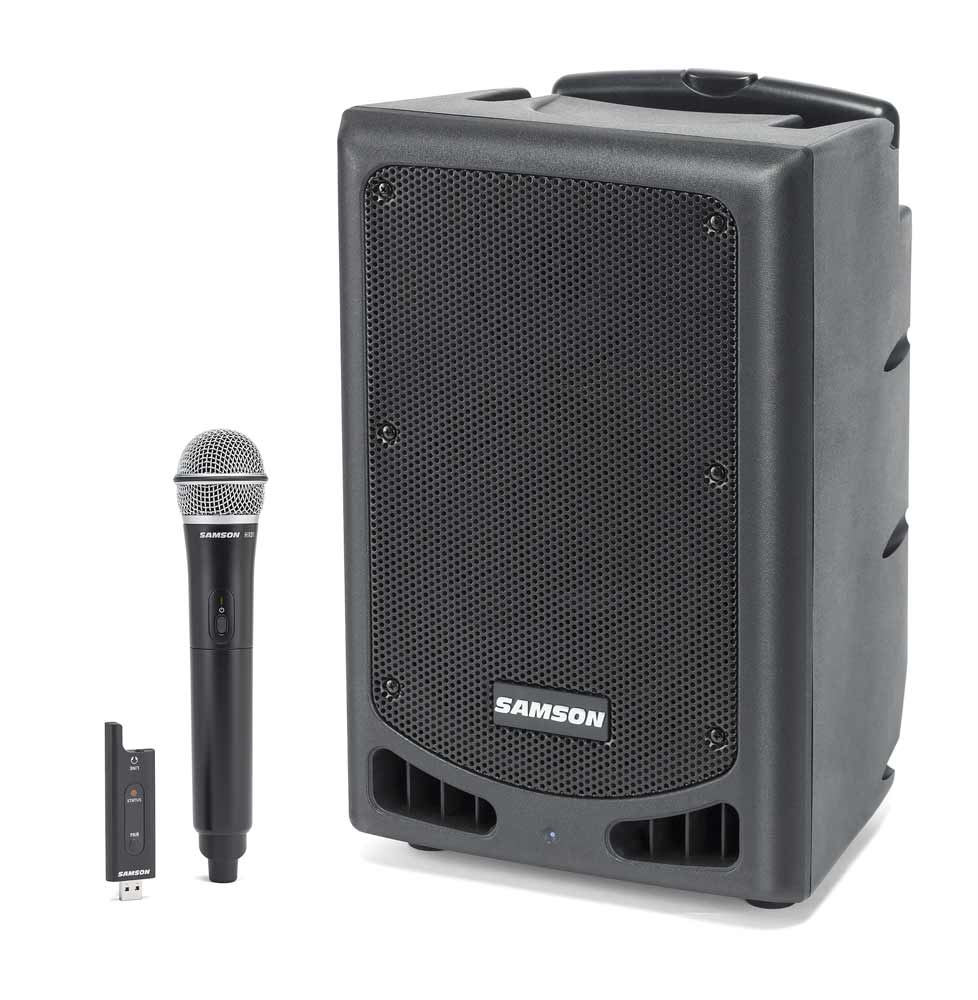 Samson Expedition XP208w Rechargeable Portable PA with Wireless Mic & Bluetooth