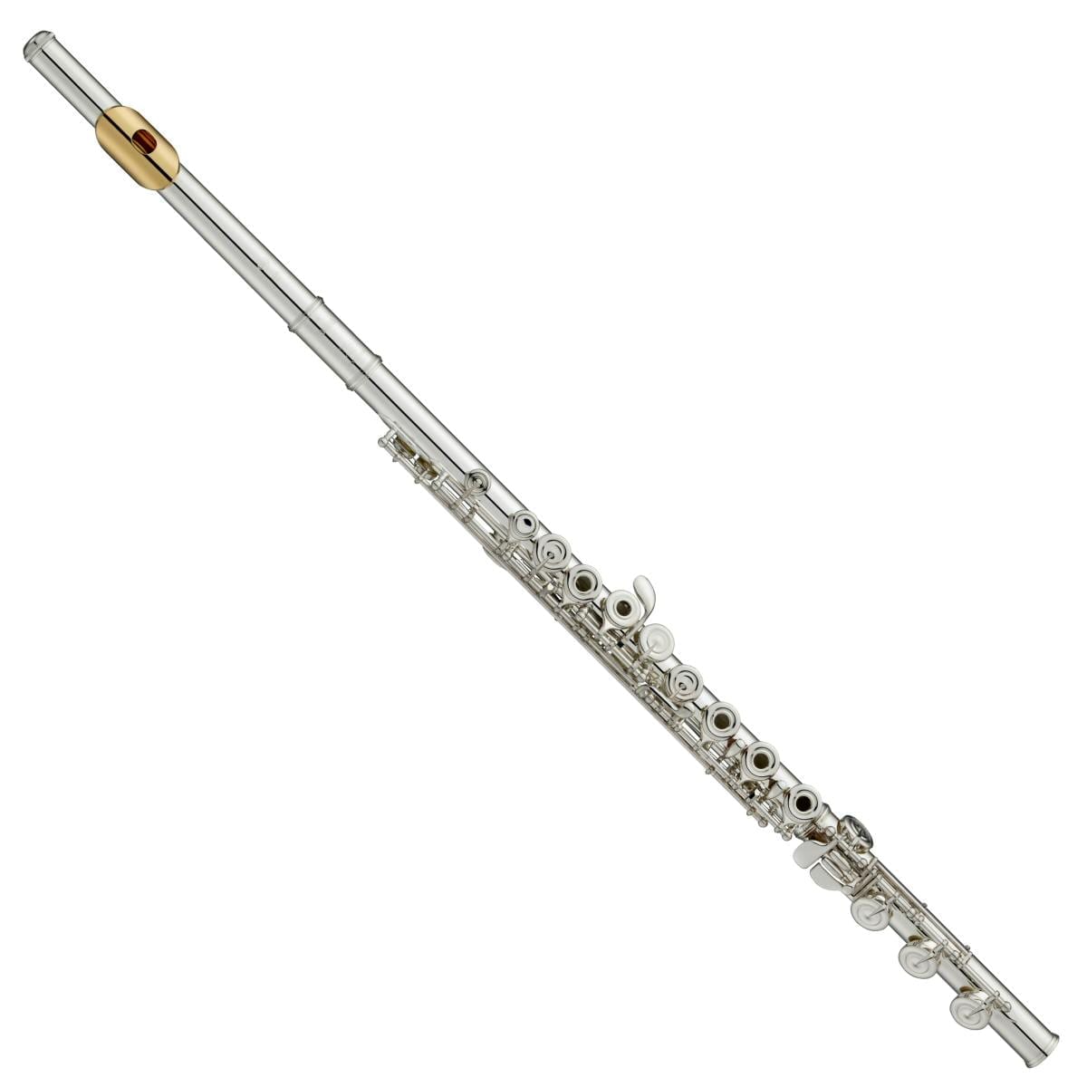 Yamaha YFL-372GLID Intermediate Flute Outfit | Solid Silver Head with Gold Lip