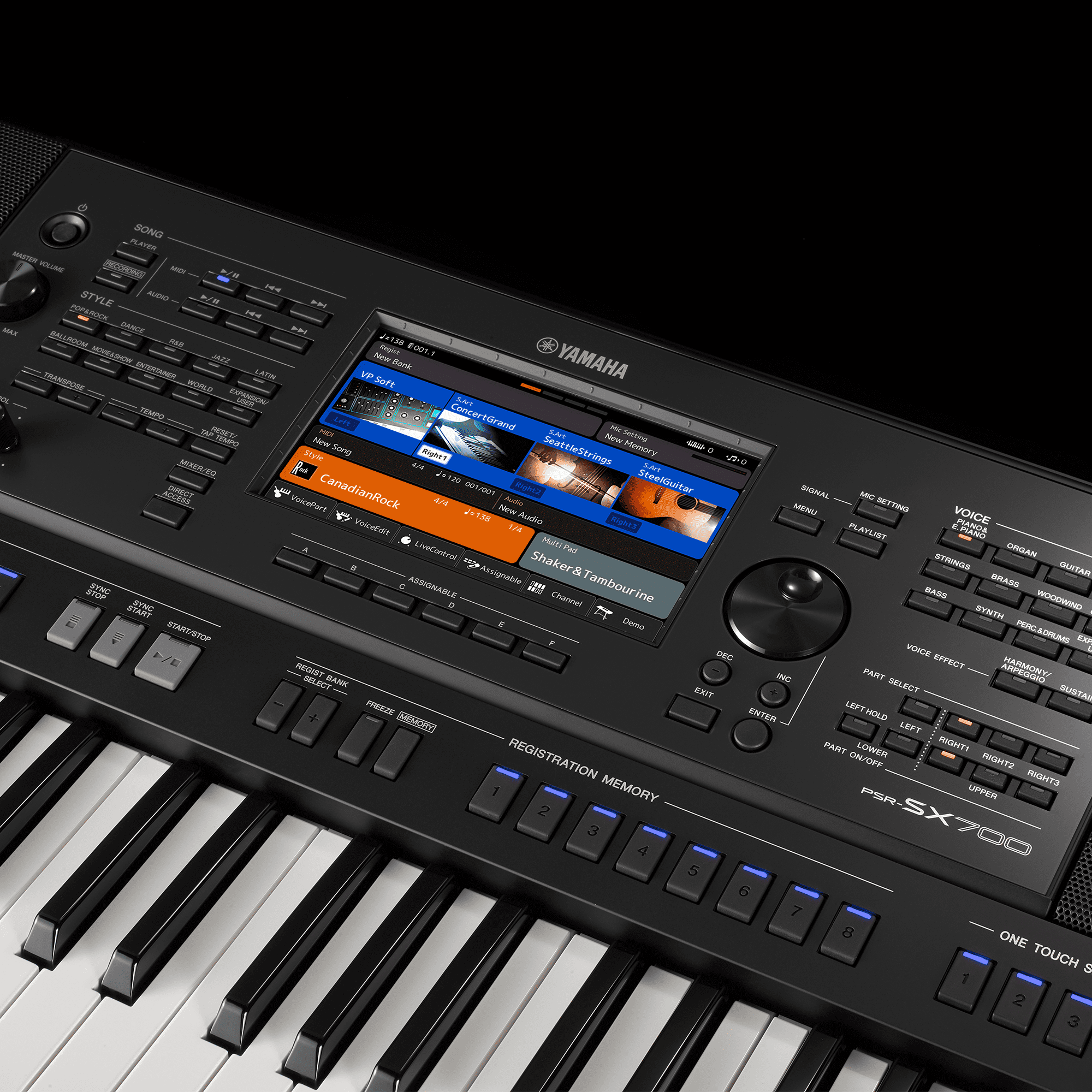 Yamaha PSR-SX700 Arranger Workstation Keyboard - Image 5