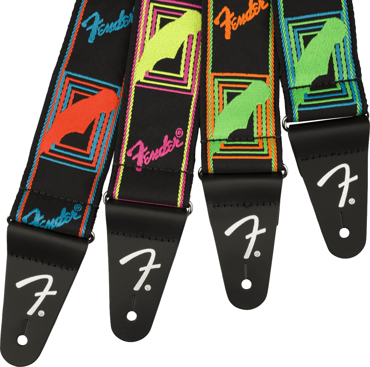 Fender Neon Monogrammed Strap