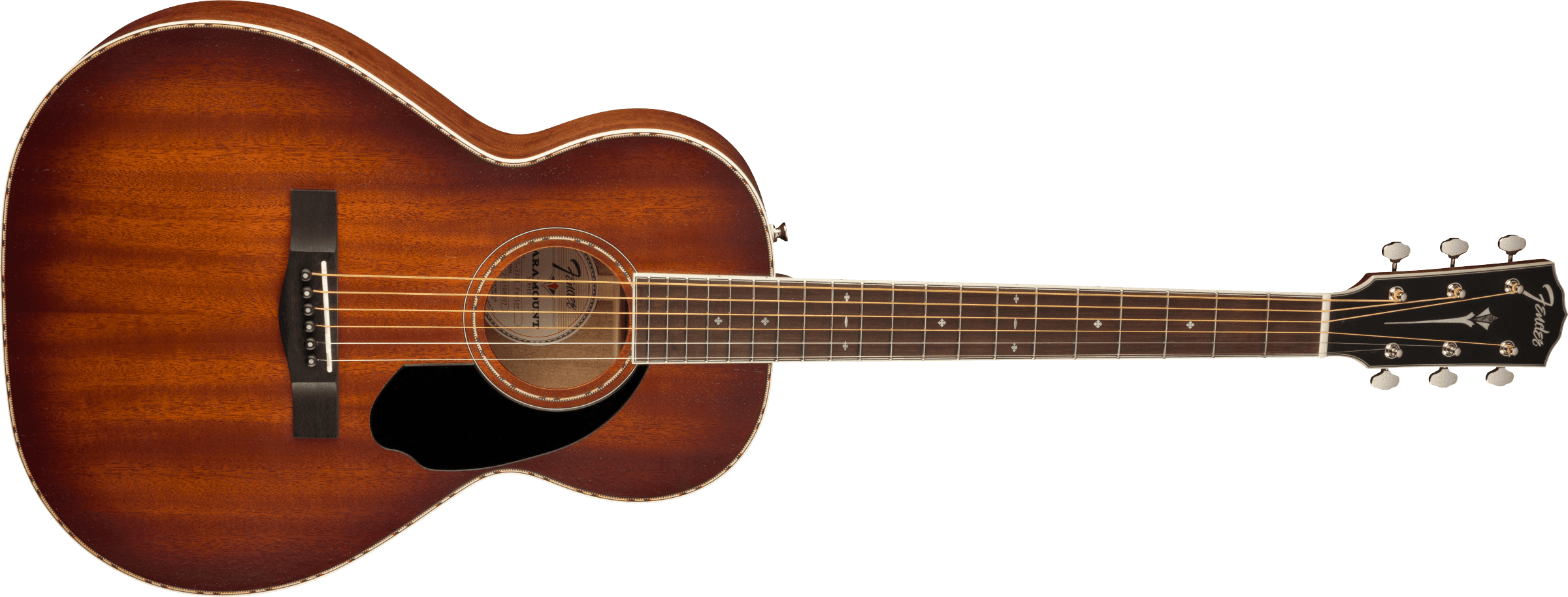 Fender Paramount PS-220E Parlor Size Acoustic Guitar - Image 4