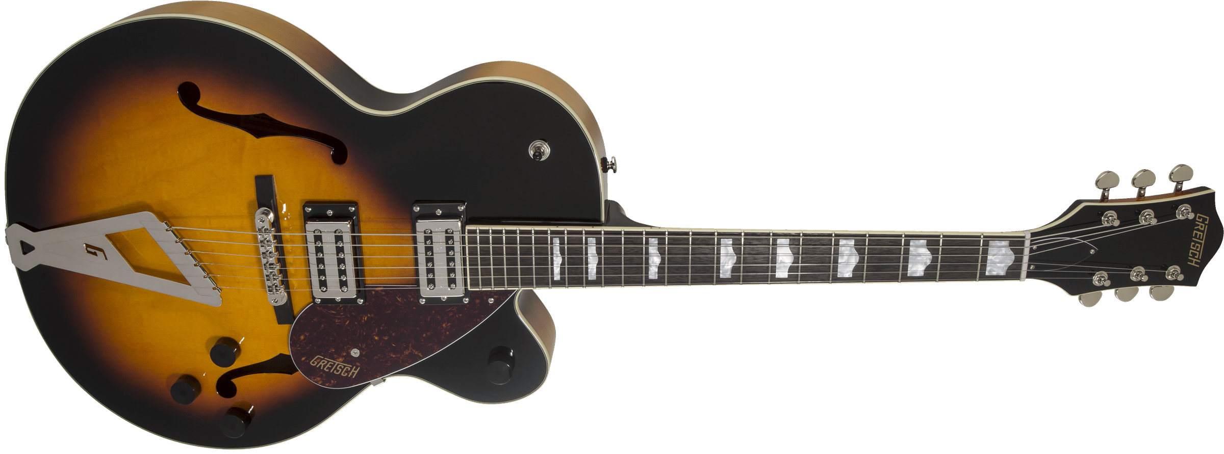 Gretsch G2420 Streamliner Hollow Body - Chromatic II Tailpiece Brooklyn Burst