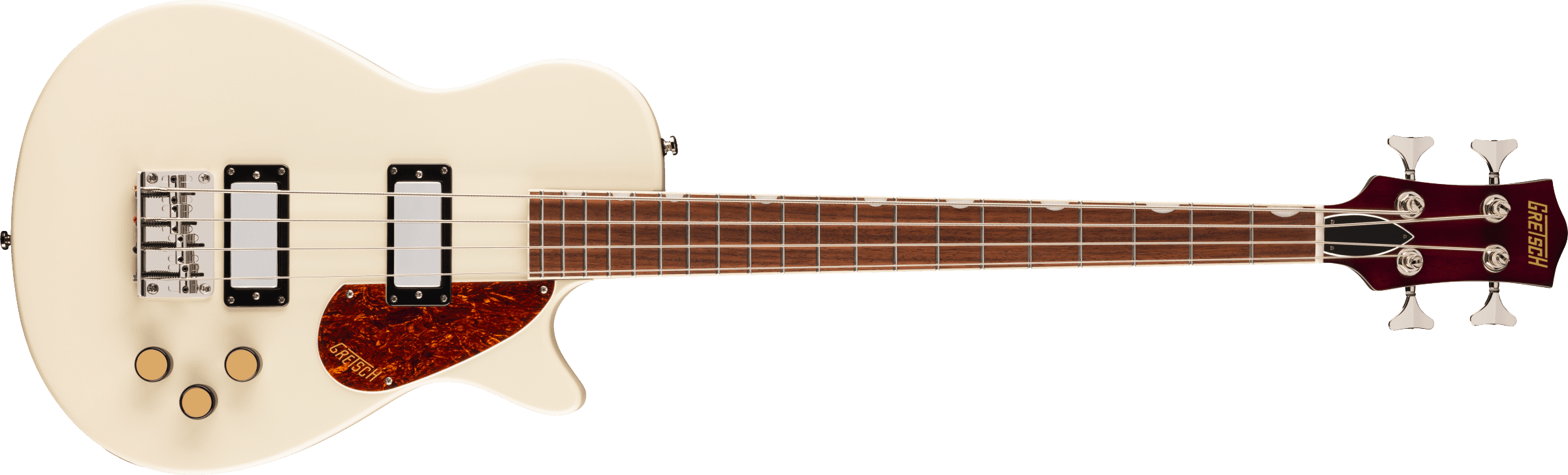 Gretsch Streamliner Jet Club Bass Short Scale Vintage White